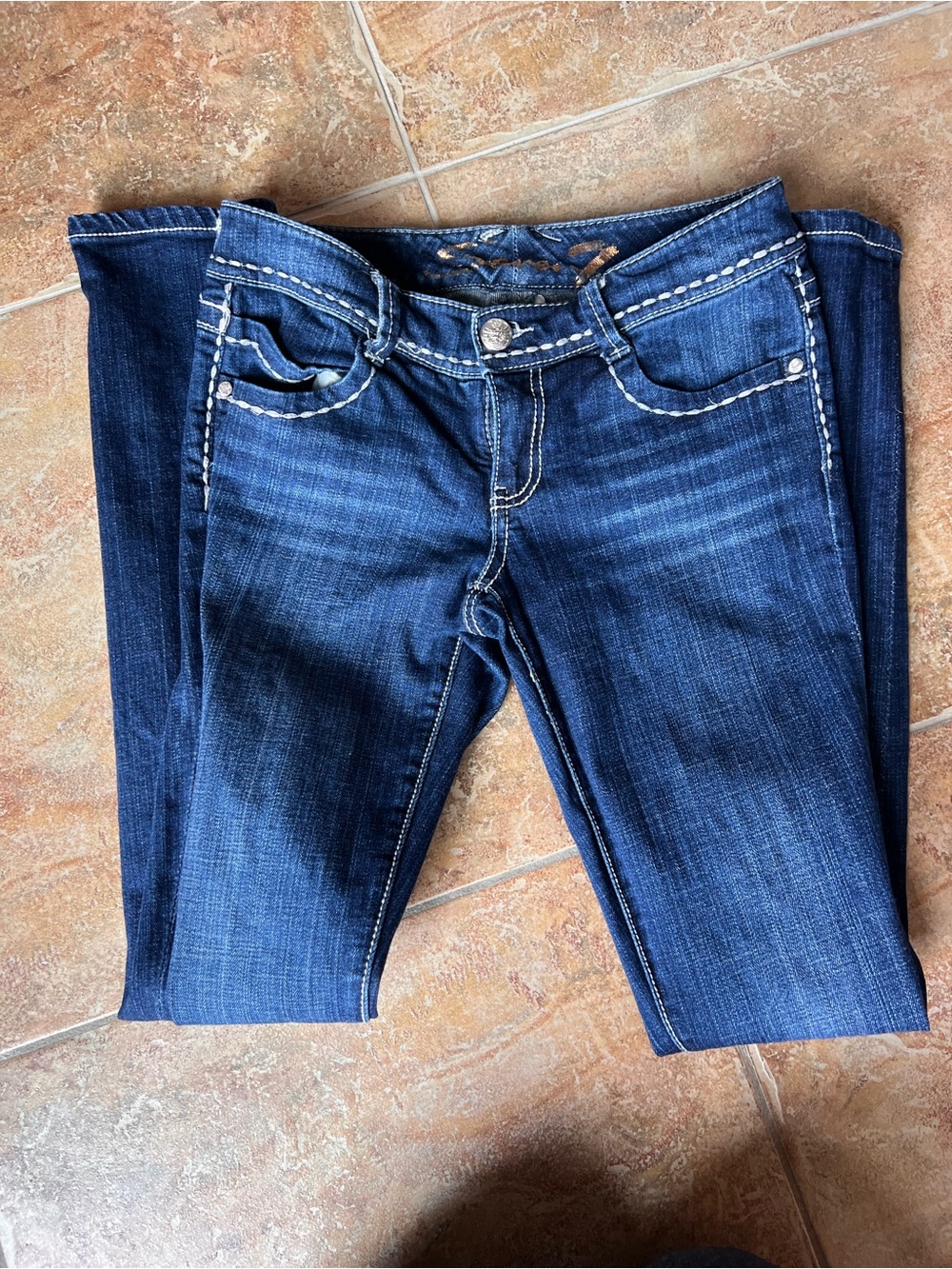 Dark Blue Women's Slim Jeans